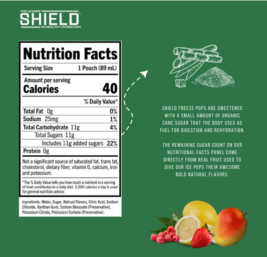 SHIELD® 36ct Electrolyte Freeze Pops